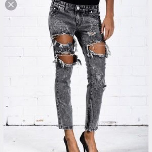 One Teaspoon Pants - ONE TEASPOON celebrity TRASHED FREE BIRDS MELROSE!